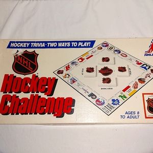 Vintage 1980s Hockey Challenge Trivia Game
